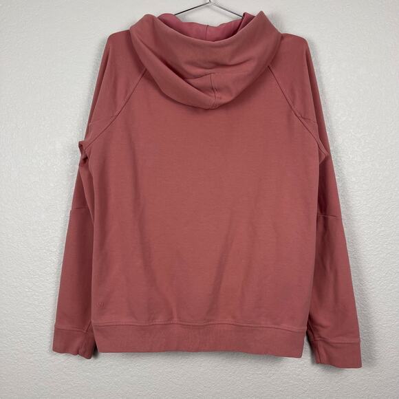 Lululemon City Sweat Pullover Hoodie French Terry Brier Rose Medium Activewear - Picture 7 of 15